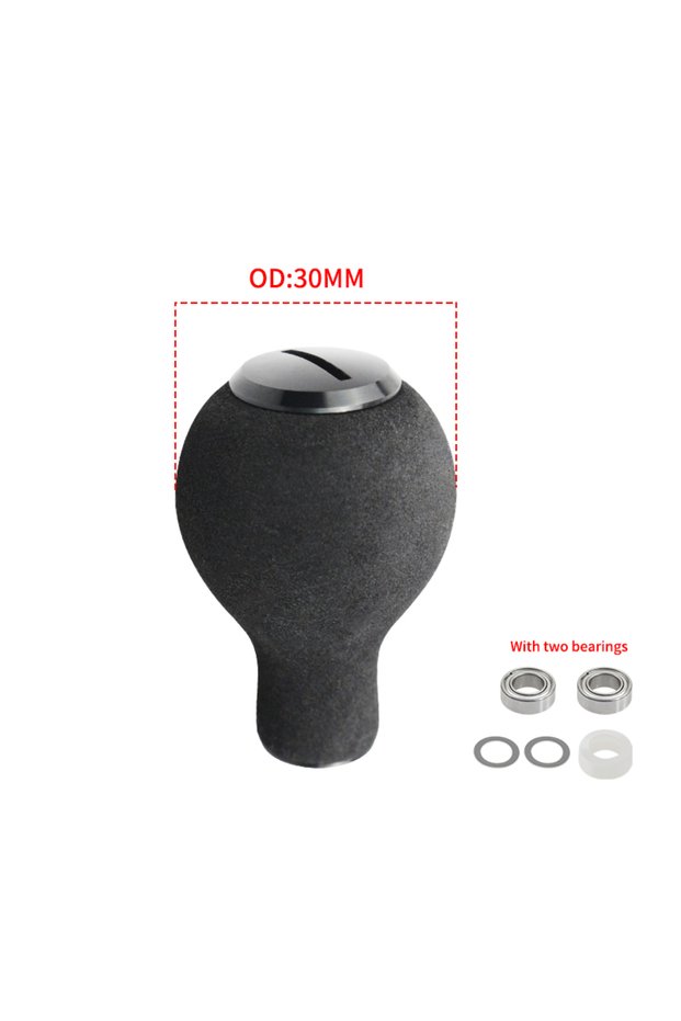 2 BF0079011 EKFan EVA Gourd Shape Knobs Suit Dawa Shmano Drip Fishing Spining Bast Cast Reel Wheel H