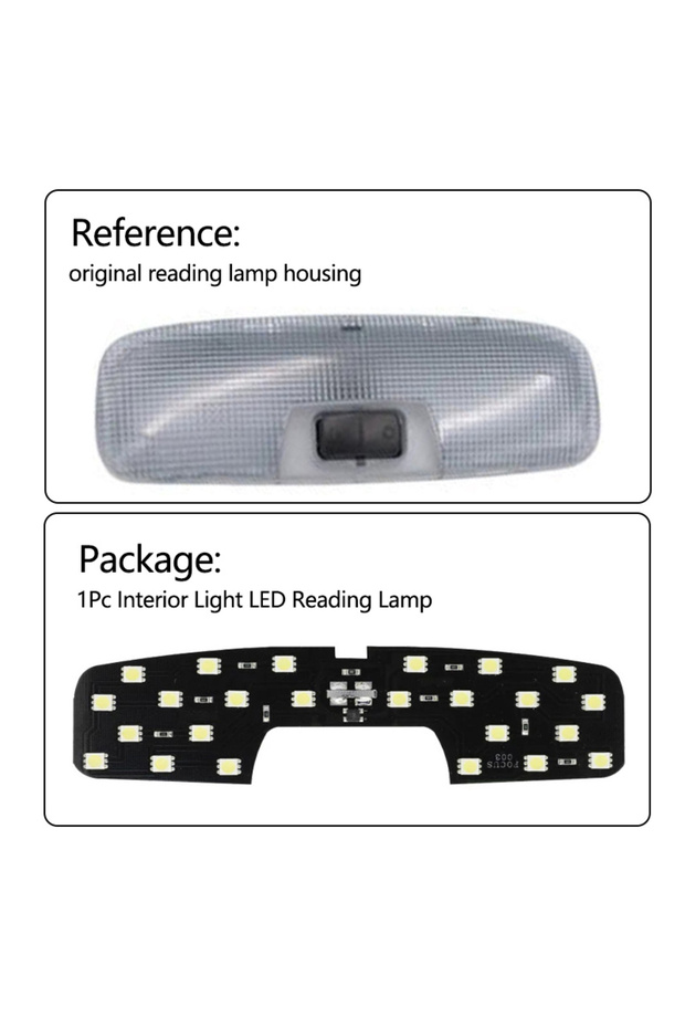 White Ice Blue White Car Interior Light LED Reading Lamp For Ford Ecosport Focus 2 MK2 2007 2008 20