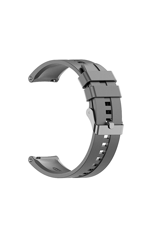 22mm Gray 20mm/22mm Silicone Watch Strap Quick Release Waterproof Soft Smart Watch Band Wrist for S