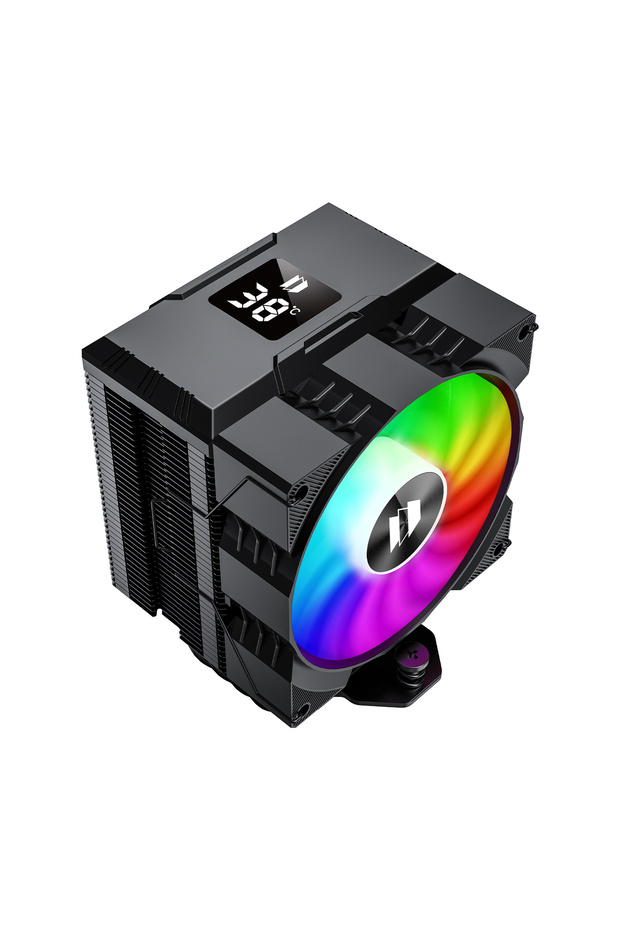 Fixed Color Other ARGB Black UPSIREN Walrus Assassin 90 4 heat pipe single tower air cooler with tem
