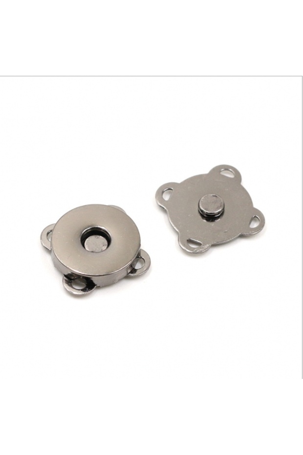 15mm Gunmetal 10Sets Square Magnetic Snap Fasteners Clasps Button Handbag Purse Wallet Craft Bags Pa