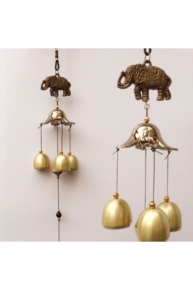 5 Retro Wind Chimes Copper Wind Bell Hanging Pendants Garden Decorations Outdoor Oriental Lucky Pen.