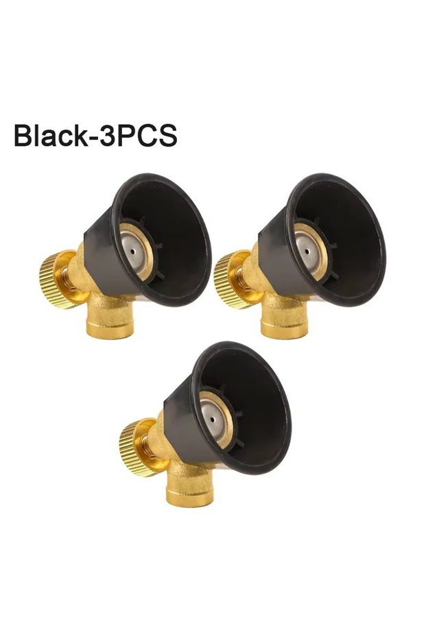 Black-3PCS 1-20PCS Agricultural Cyclone Air Vortex High-pressure Nozzle Adjustable Windproof Sprayer