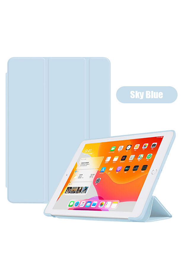 حافظة iPad 7th 8th 9th10.2 Sky Blue لجهاز iPad Air 11 13 M2 2024 Pro 11 13 لـ Pro 11 12.9 الجيل العاشر