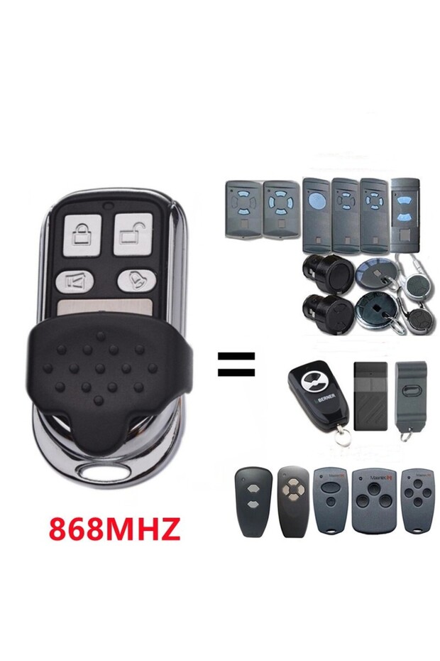 جهاز تحكم عن بعد لبوابة المرآب HSM2 HSM4 868 ميجا هرتز، جهاز إرسال محمول 868.35 ميجا هرتز