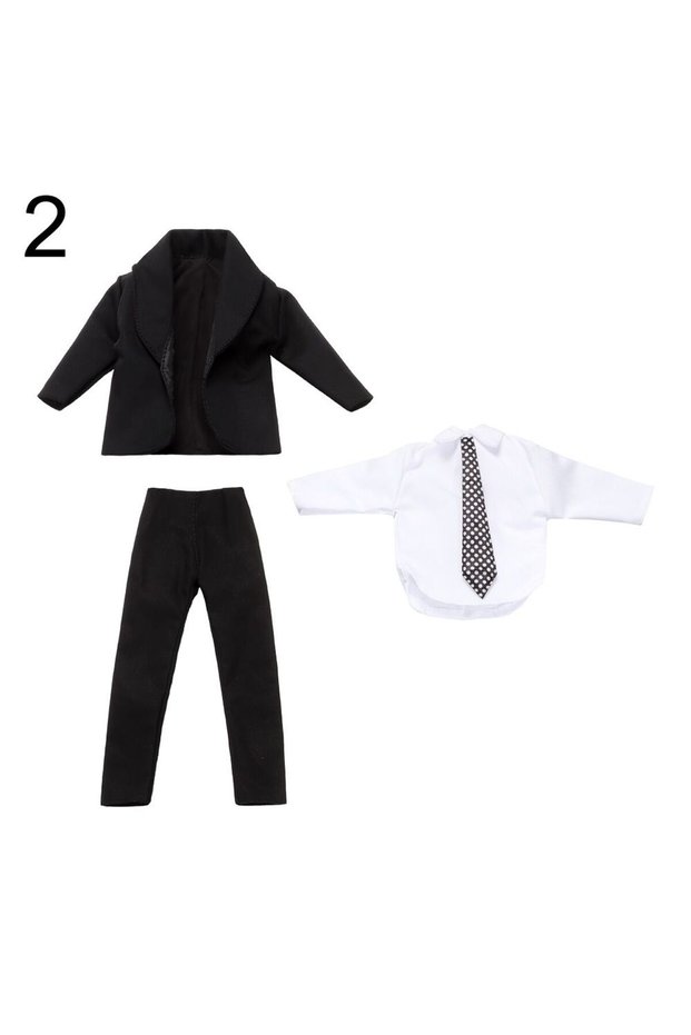 2 1/6 Doll Clothes Male Doll Daily Wear Casual Suit Shirt Pants Wedding Party Suit Man Doll Suit Cl.