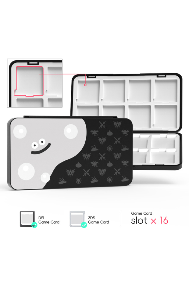 HSYL Portable 16-in-1 Game Cartridge Storage Box Case for 3DS/2DS/DS Series Cards