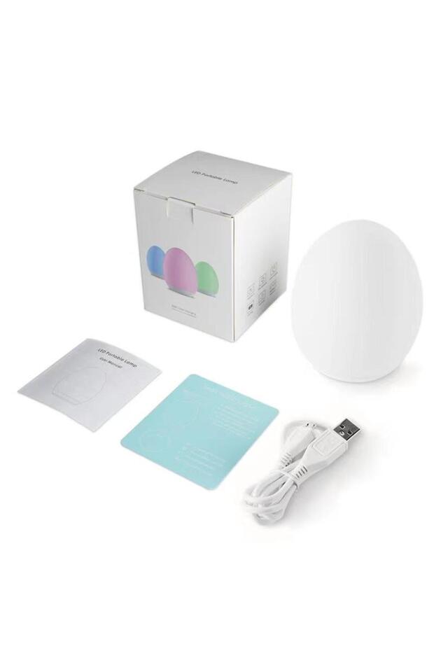 USB Plug warm white color 7 Color Changing Night Light RGB Remote Control Touch Dimmable Lamp Portab