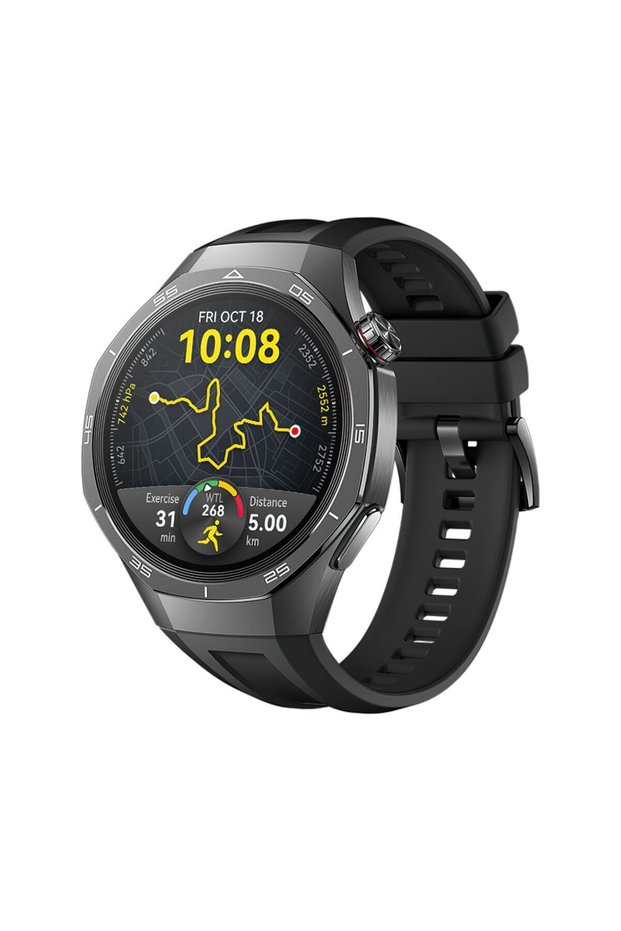 Huawei GT 6 Pro 46mm Black Silicone Official Strap For Huawei Watch GT5 GT6 Pro 46mm Soft Sport Brac
