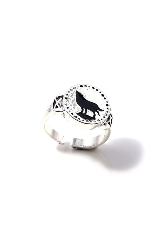 R00149-01 Game Dark Souls Ring Black Red Sapphire Vintage Style Ring Adjustable Metal Rings For Wome