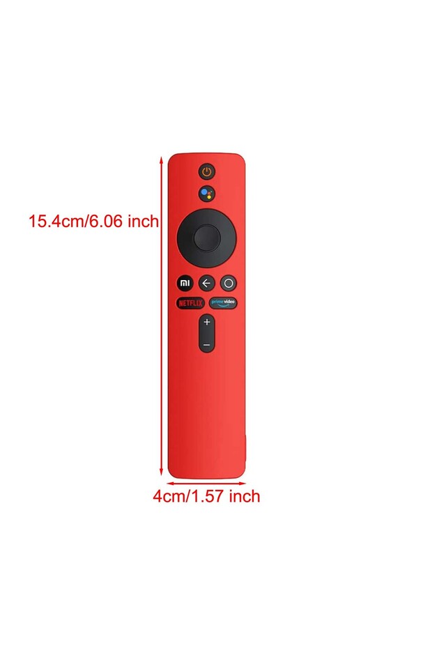 154mm Red Silicone Protective Case for Mi TV Box S Remote Control Cover Silicone Soft Shockproof Pr