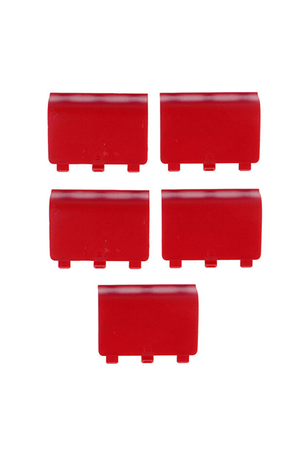5pcs red For XBOX One Wireless Controller Battery Shell Lid Lightweight Portable Back Case Cover Bat