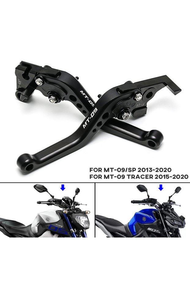 for MT09 2013-2020 2024 Short Brake Clutch Lever For YAMAHA MT07 MT09 2013-2020 MT-07/Tracer MT-09 S