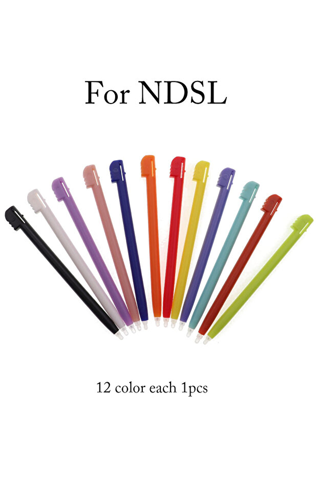 For NDSL 1Set Plastic&Metal Touch Screen Stylus Pen Game Console Pen for NDSL NDSi NDS WIIU 2DS 3DS