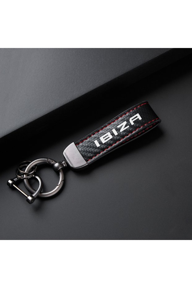 For IBIZA Car PU Leather Keychain Auto Accessories For Seat Leon Ibiza Ateca Arona Cordoba Toledo Al