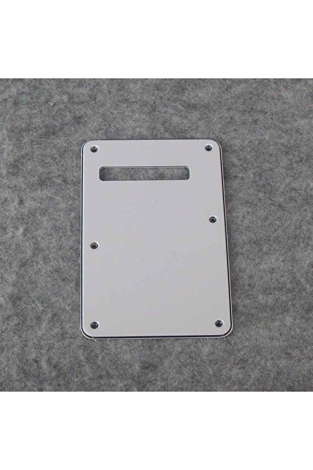 White 3ply FLEOR 1PCS ST Guitar Back Plate Backplate Tremolo Cover Scratch Plate for FD ST SQ Electr