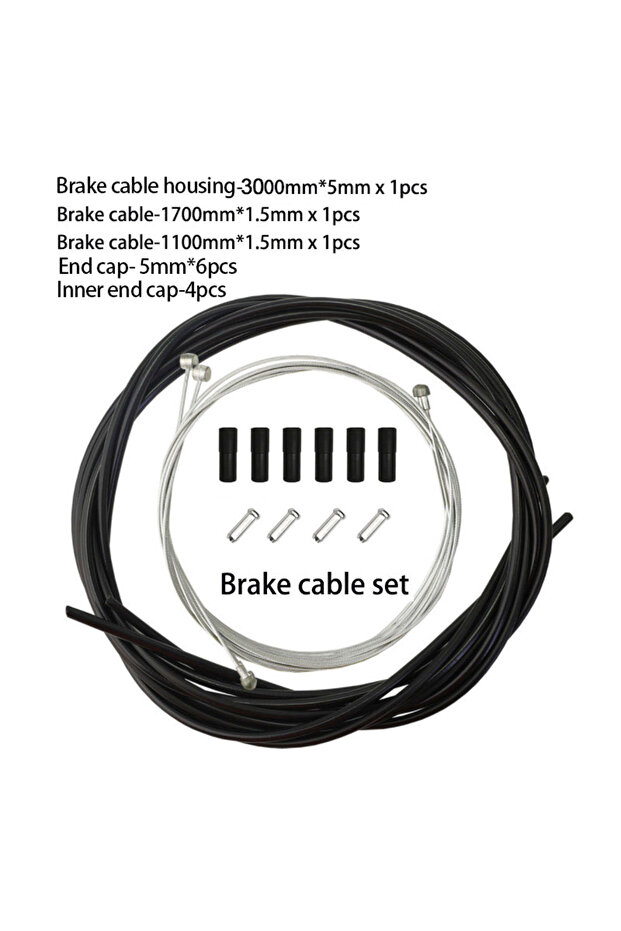 Brake line set MTB Bicycle Shift Cable Housing Set Road Bike Brake Cable Tube End Cap Cycling Shift