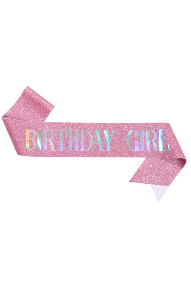 09 Birthday Girl Sash for Girls Women 16th 18th 20th 21st 30th Happy Birthday Party Decoration Suppl