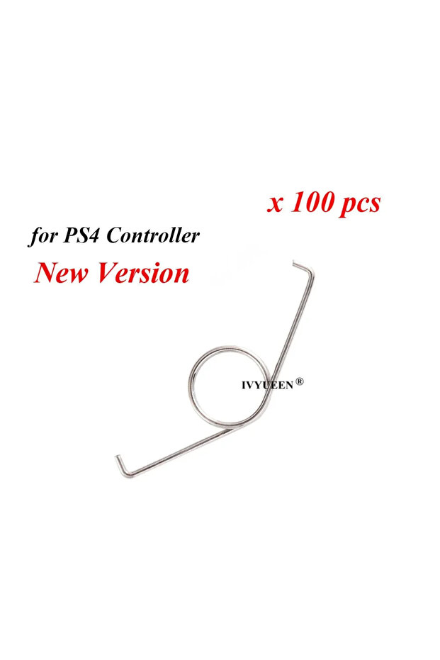 P4 الإصدار الجديد IVYUEEN 100 قطعة R2 L2 أزرار الزناد نوابض لـ Dualshock 4 5 PS5 PS4 DS4 Pro Slim