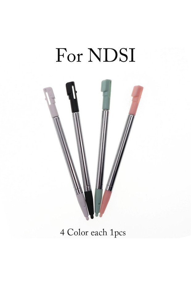 For NDSI 1Set Plastic&Metal Touch Screen Stylus Pen Game Console Pen for NDSL NDSi NDS WIIU 2DS 3DS