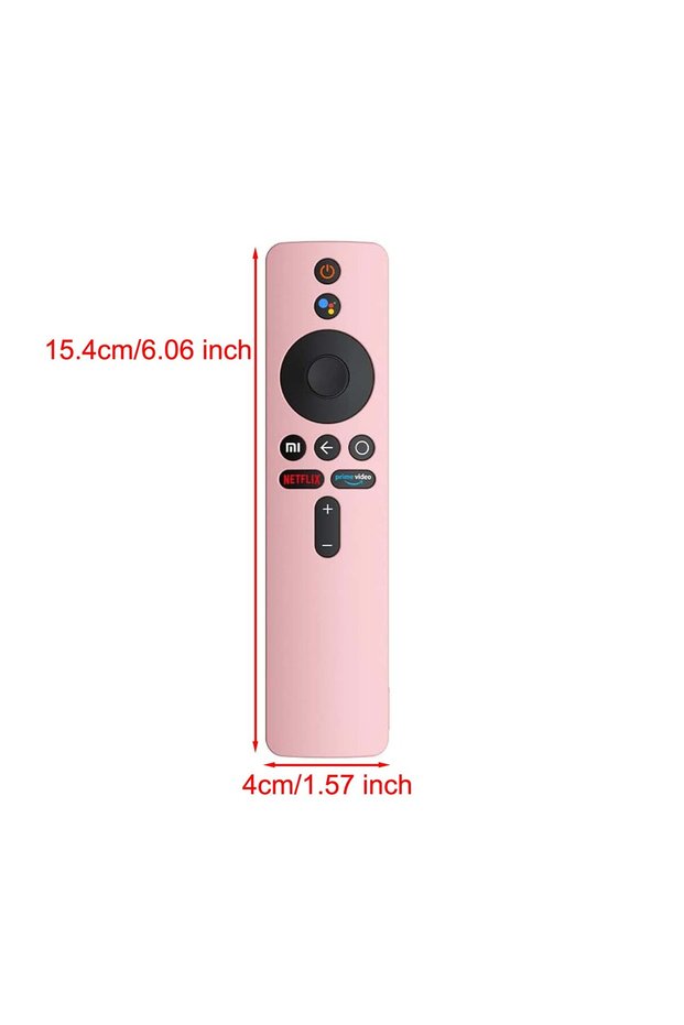 154mm Pink Silicone Protective Case for Xiaomi Mi TV Box S Remote Control Cover Silicone Soft Shockp
