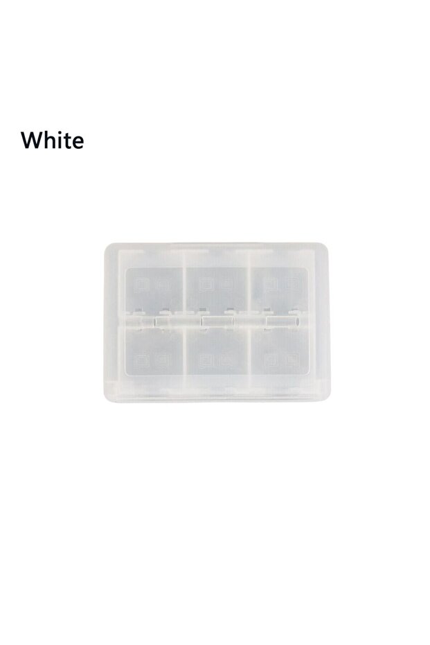 white 28 in 1 Game Card Holder CASE Storage Box for 3DS 2DS DS for Nintendo Cartridges