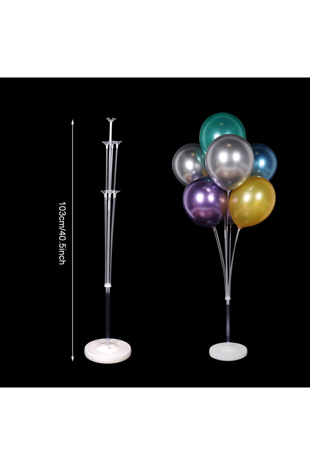 as picture 2 Balloon Support Balloon Stand Holder Balloon Stick Tubes Wedding Birthday Party Decorat