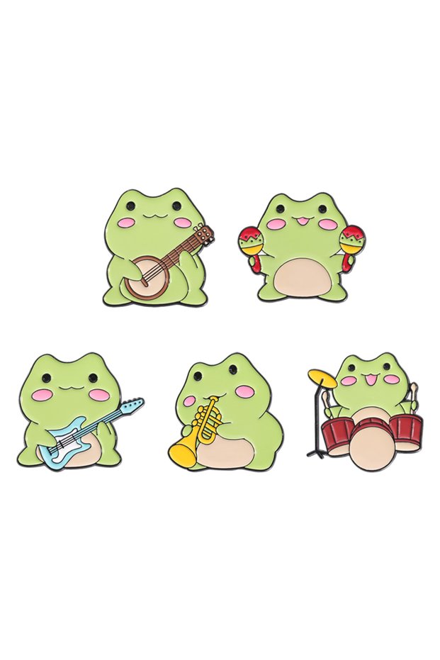 TZ1550 4-7pcs Sets Cartoon Anime Boy and Fox Enamel Pins Cute Animal Art Oil Painting Starry Sky Bro