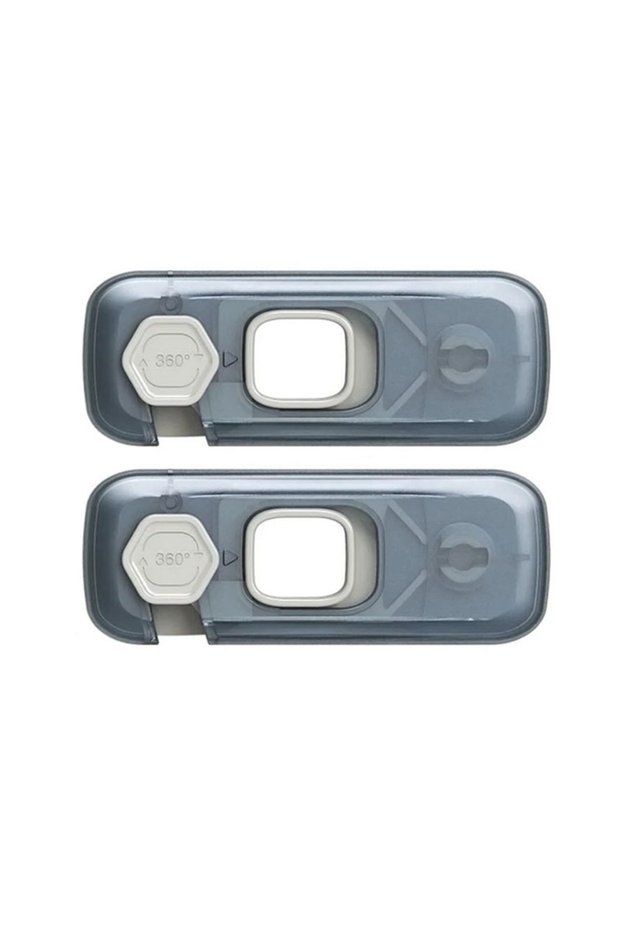 C78-blue 2pcs 1/2/3Pc Home Refrigerator Lock Fridge Freezer Door Catch Lock Toddler Kids Child Cabin