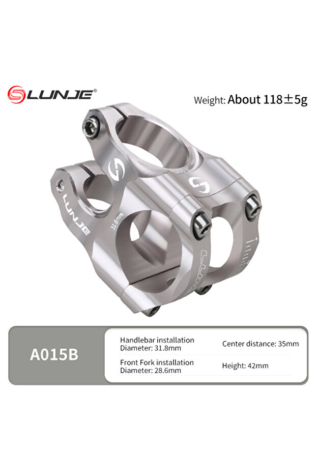 B-Titanium Handlebar Stem Aluminum Alloy MTB Road Bike Stem Ultralight High strength Short 31.8MM
