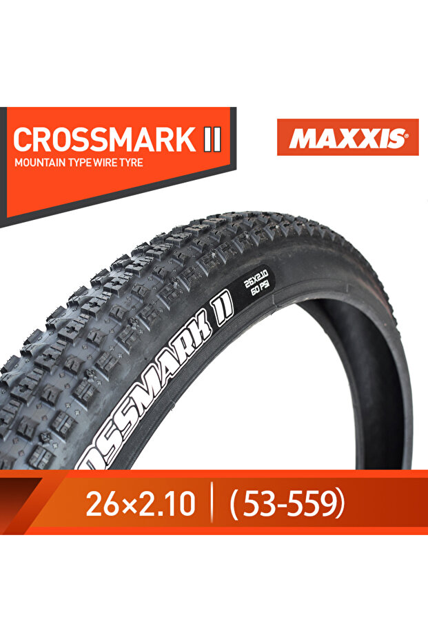 26x2.10 MAXXIS CROSSMARK Ⅱ Mountain Bike Tires Top Speed Control XC Bicycle Steel Wire Tyre For E-Bi