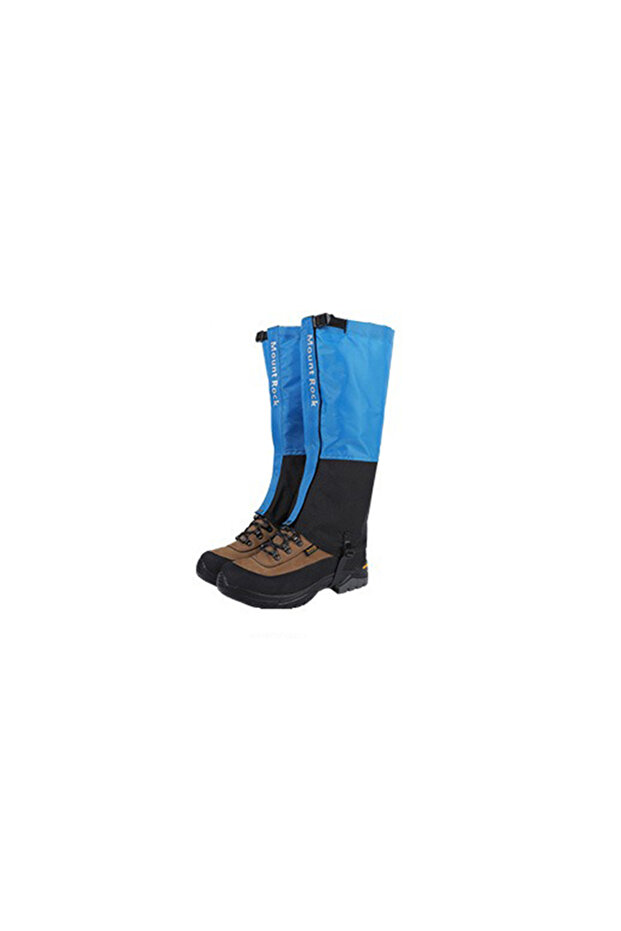 Blue-L 1 Pair Leg Gaiters, Snake Bite Protection for Lower Legs, Adjustable Boots Cover Legging Gait