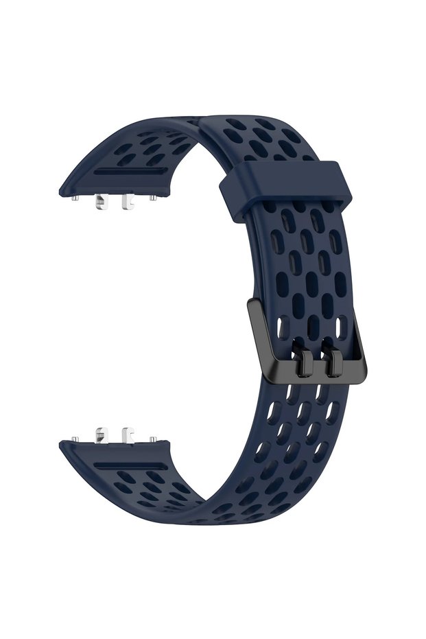 Samsung Galaxy Fit3 Midnight Blue Breathable Straps for Samsung Galaxy FIT 3 Silicone Band Women Men
