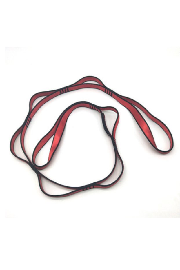 Red Yoga Fitness Belts Stretch Daisy Chains Extension Straps Durable Adjustable for Dance Outdoor Sw