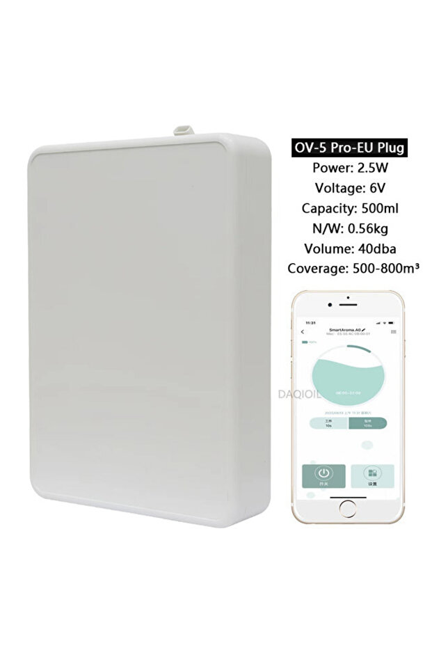 OV-5 Pro-EU Plug Smart Aroma Diffuser Wall Mounted Essential Oil Diffuser APP Control Fragrance Dif