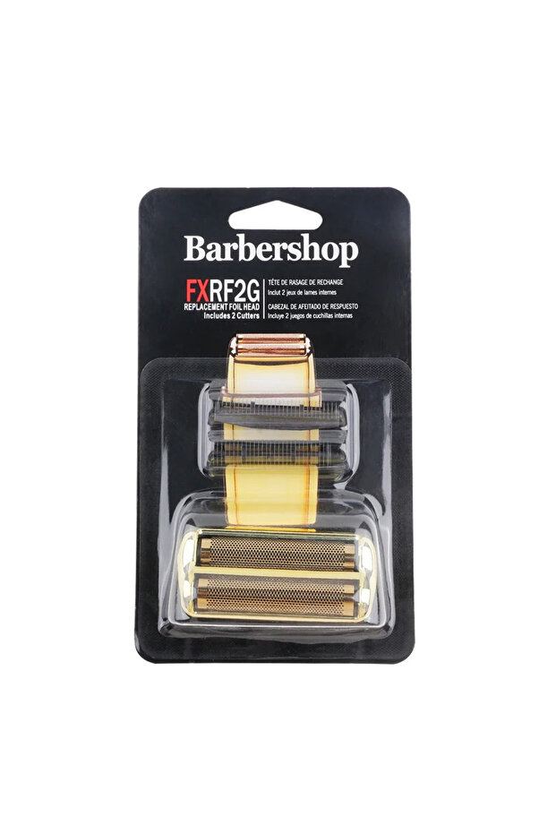 Gold FXRF2 Professional Barber Shaver Double Replacement Foil And Blade Set For Babyliss Cordless Fo