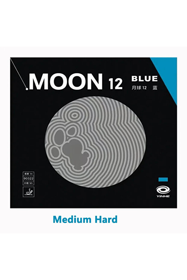 Medium hard Original YINHE Moon 12 BLUE Table Tennis Pips-In YINHE Ping Pong Astringent ...
