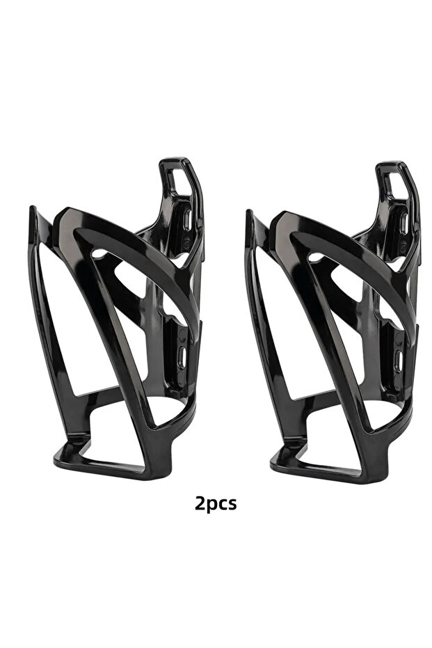 Black 2PCS Lightweight Bicycle Water Bottle Cages with Screws MTB Road Bicycle Bottle Holder Non-Sli