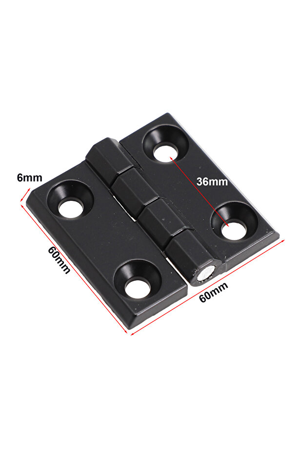 60x60mm Door Hinges Heavy-duty Backflap Butt Hinges Aluminium Box Electrical Cabinet Window Hinges H