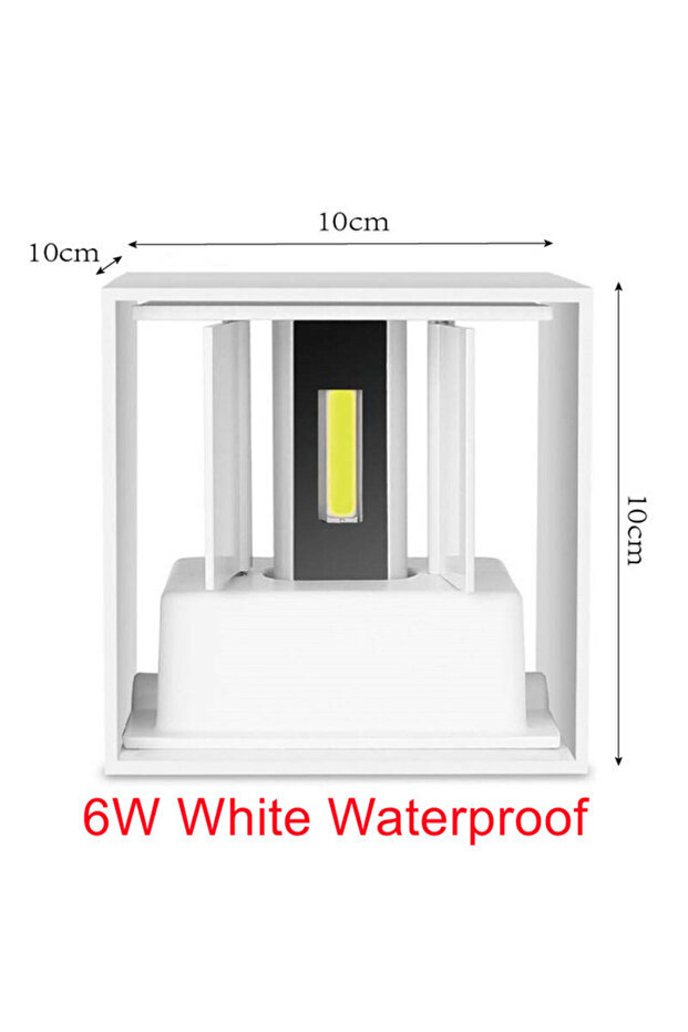 Waterproof 6w warm white IP65 LED Waterproof Wall Lamps 12W Indoor Outdoor Adjustable Wall Light Cou