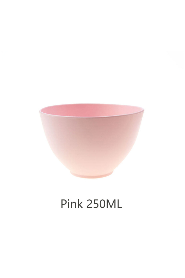 Pink 250ML 1PC 250ML/450ML Silicone Facial Mask Bowl DIY Mix Facial Mask Bowl Easy To Clean Wear-res