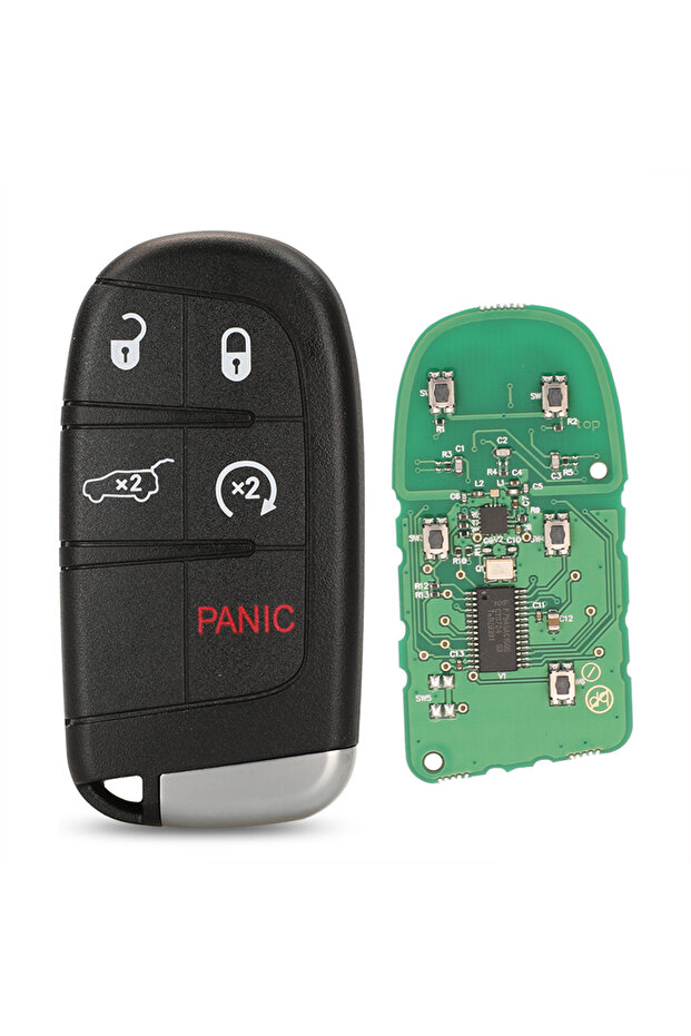 5 Buttons SUV jingyuqin 2/3/4/5 Button Smart Remote Key M3N40821302 Fob 433MHz For Jeep Grand Cherok