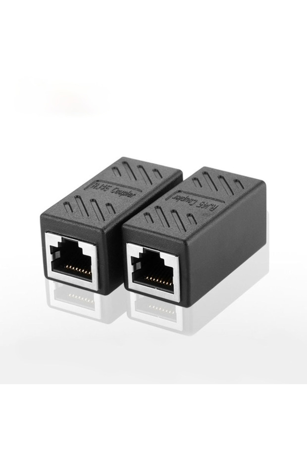 محول إيثرنت كات 7/6 جديد بموصل RJ45 أسود (قطعتان) واجهة جيجابت، موسع شبكة F
