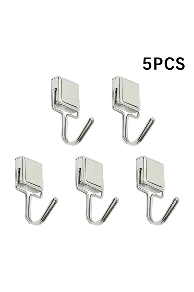 5PCS 50PCS Strong Magnetic Hooks Multi-Purpose Storage Hooks Home Kitchen Bar Storage Hooks Key Stor
