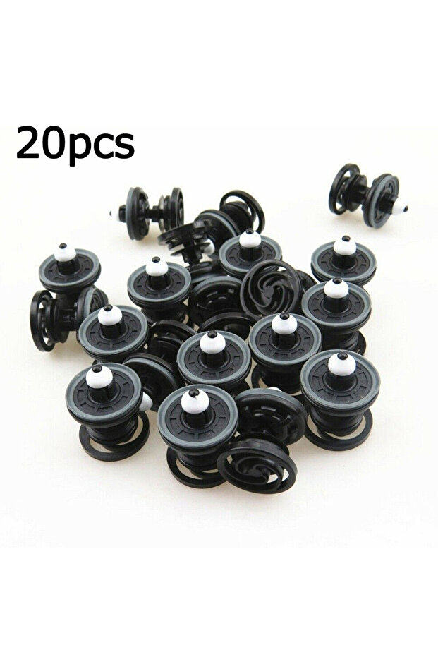 20pcs Car Interior Door Panel Push Card Clip 7L6868243 For Caddy Touran Tiguan Golf 4 5 6 7 Passa...