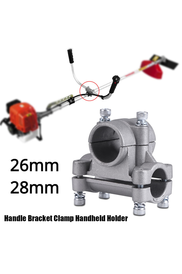 26mm Replacement Aluminum 26/28mm Handle Bracket Clamp Handle Holder For Grass Trimmer Brush Cutter