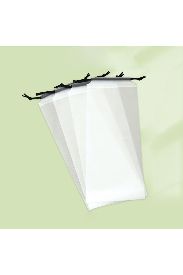 10pcs white 10PCS Folding Umbrella Storage Bag, Waterproof Strap Pocket, Anti Damping, Portable Bag,