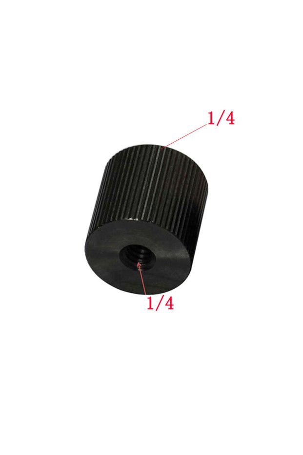 14 to 14 Metal 1/4 Female to 1/4 Female or 1/4 Female to 3/8 Female Screw for Tripod Magic Arm Camer