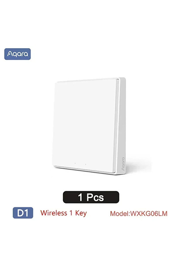 Wireless 1 key 1Pcs Aqara Smart Wall Wireless Switch D1 ZigBee Remote Control Key Light Switch Butto