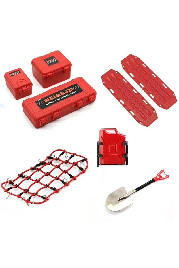 as shownB Storage Box Decoration Tool for 1/10 RC Crawler Car Axial SCX10 90046 KM D90 TF2 TRX-4 TRX